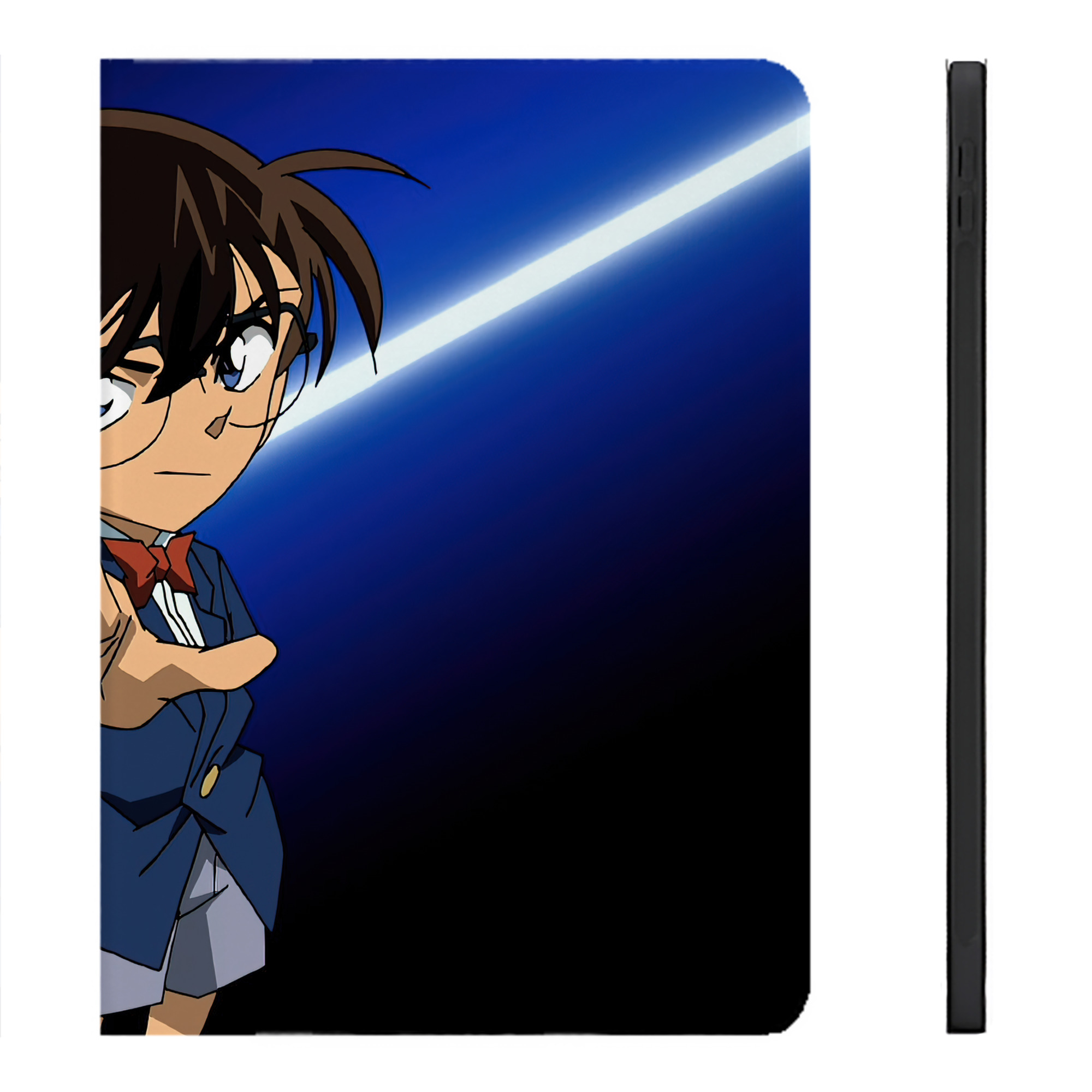 （画像用） 名探偵コナン Detective Conan IPadケース ペンホルダー付き ブックスタイルデザイン